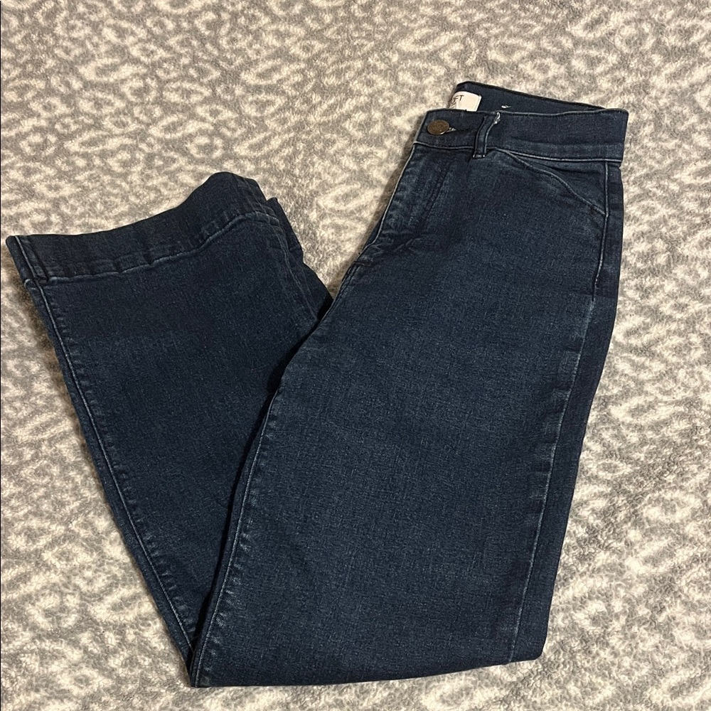 LOFT Dark Indigo Straight Leg Jeans